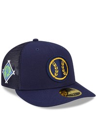 New Era Navy Milwaukee Brewers 2022 Spring Training Low Profile 59fifty Fitted Hat At Nordstrom