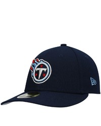 New Era Navy Tennessee Titans Team Low Profile 59fifty Fitted Hat