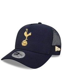 New Era Navy Tottenham Hotspur Gold Cockerel 9forty A Frame Trucker Snapback Hat At Nordstrom