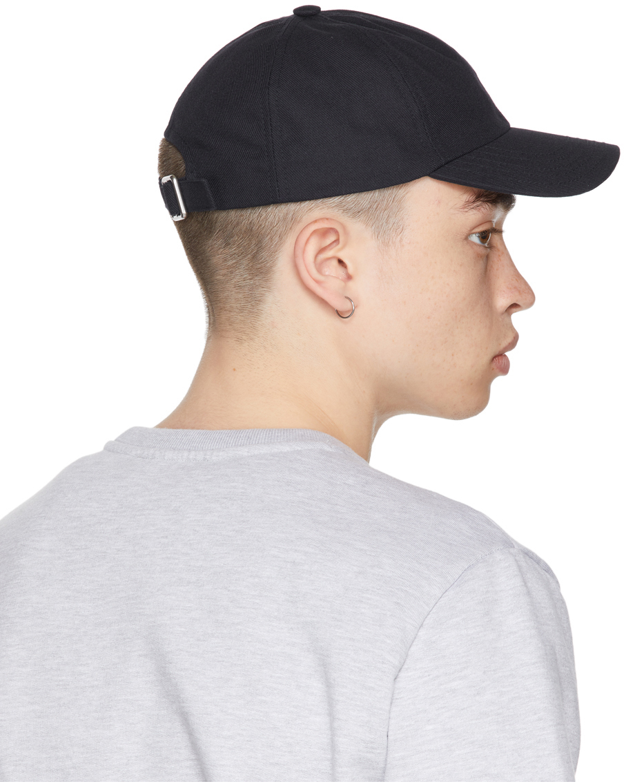 MAISON KITSUNÉ Navy Tricolor Fox Cap, $93 | SSENSE | Lookastic