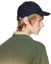 Officine Generale Navy Water Repellent Baseball Cap