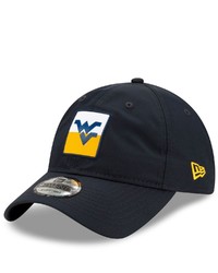 New Era Navy West Virginia Mountaineers Contrast Patch 9twenty Adjustable Hat At Nordstrom