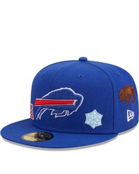 New Era Royal Buffalo Bills Team Local 59fifty Fitted Hat