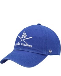 '47 Royal Los Angeles Dodgers 2022 Mlb Spring Training Cross Bone Clean Up Adjustable Hat At Nordstrom