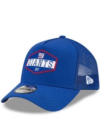 New Era Royal New York Giants Hex Flow A Frame 9forty Adjustable Hat At Nordstrom