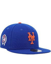 New Era Royal New York Mets 911 Memorial Side Patch 59fifty Fitted Hat