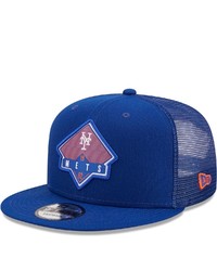 New Era Royal New York Mets Camper Trucker Snapback Hat At Nordstrom