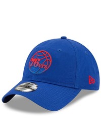 New Era Royal Philadelphia 76ers Back Half 9twenty Adjustable Hat At Nordstrom