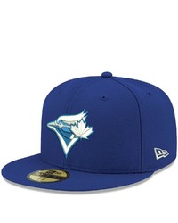 New Era Royal Toronto Blue Jays Logo White 59fifty Fitted Hat At Nordstrom