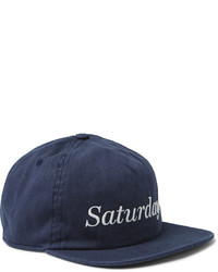 Saturdays Nyc Stanley Embroidered Cotton Twill Baseball Cap