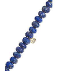 Sydney Evan Star Lapis Lazuli Diamond And 14 Karat Gold Bracelet