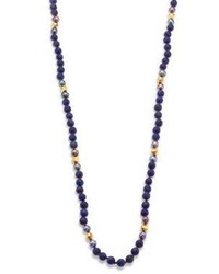 Navy Beaded Necklace