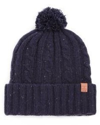 Bickley Mitchell Lambswool Donegal Cuff Beanie Hat