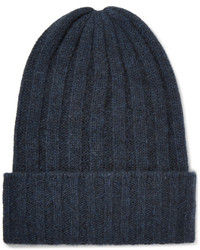 Bunny Echo Ribbed Cashmere Beanie