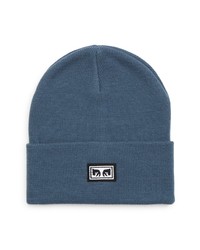 Obey Icon Eyes Ed Beanie In Vintage Blue At Nordstrom