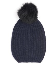 Woolrich John Rich Bros Ribbed Knit Cashmere Beanie Hat