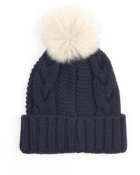 Woolrich John Rich Bros Serenity Cable Knit Wool Beanie Hat