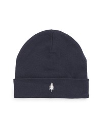 tentree Kurt Organic Cotton Beanie In Midnight Blue At Nordstrom