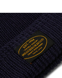 Neighborhood Ribbed Wool Beanie