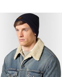 Neighborhood Ribbed Wool Beanie