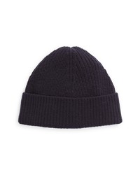 Vince Rib Wool Cashmere Beanie In Coastal At Nordstrom