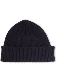 Paul Smith Ribbed Cashmere And Wool Blend Beanie