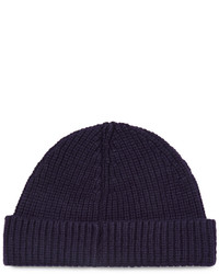 Lanvin Ribbed Cashmere Beanie