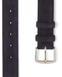 Loro Piana 35cm Navy Suede Belt