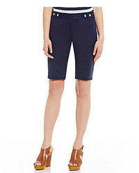 MICHAEL Michael Kors Michl Michl Kors Stretch Cotton Snap Tab Waistband Bermuda Shorts