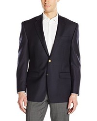 Austin Reed Navy Solid Two Button Sport Coat