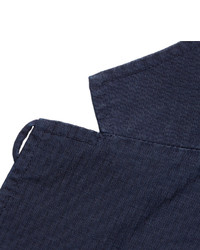 Alex Mill Blue Slim Fit Unstructured Cotton Ripstop Blazer