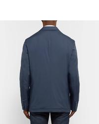 Loro Piana Blue Voyager Storm System Shell Blazer