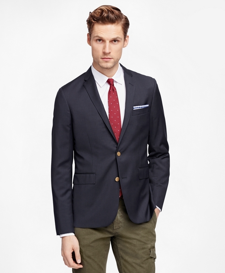 Brooks Brothers Wool Blazer, $358 | Brooks Brothers | Lookastic