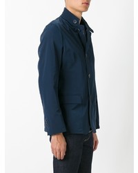 Herno Buttoned Jacket Blue
