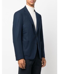 Canali Buttoned Up Single Breasted Blazer