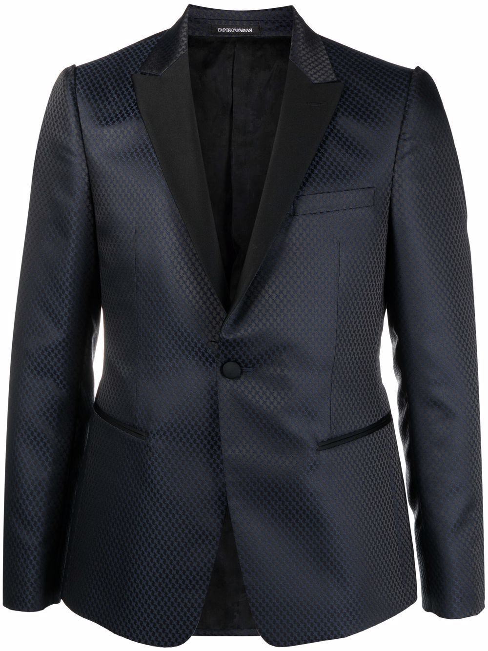 Emporio Armani Contrasting Collar Dinner Jacket, $1,065 | farfetch.com ...