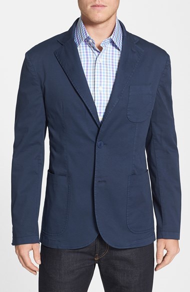 Di Milano Uomo Trim Fit Cotton Blazer, $295 | Nordstrom | Lookastic