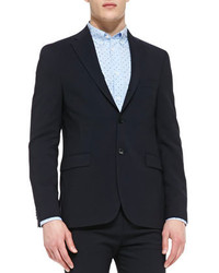 Acne Studios Drifter Two Button Suit Jacket Navy