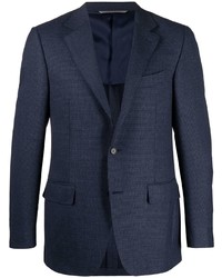 Canali Finely Textured Single Breasted Blazer
