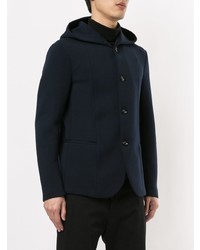 Emporio Armani Fitted Hooded Blazer Jacket