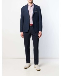 Eleventy Fitted Single Breasted Blazer