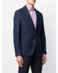 Eleventy Fitted Single Breasted Blazer