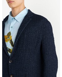Etro Fitted Single Breasted Blazer