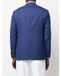 Canali Fitted Single Breasted Button Blazer