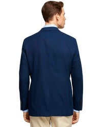Brooks Brothers Fitzgerald Fit Two Button Cotton Blazer