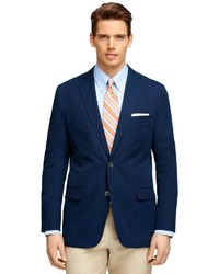 Brooks Brothers Fitzgerald Fit Two Button Cotton Blazer