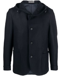 Corneliani Hooded Single Breasted Jacket