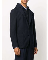 Fay Hoodie Lined Single Breasted Blazer