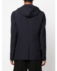 Givenchy Layered Hooded Single Breasted Blazer