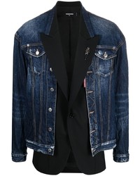 DSQUARED2 Layered Single Breasted Blazer